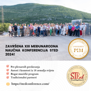 Read more about the article ZAVRŠENA XIII MEĐUNARODNA NAUČNA KONFERENCIJA STED 2024!